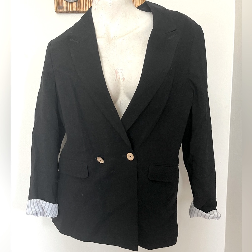 Top shop blazer. Black. Size 6. Never worn